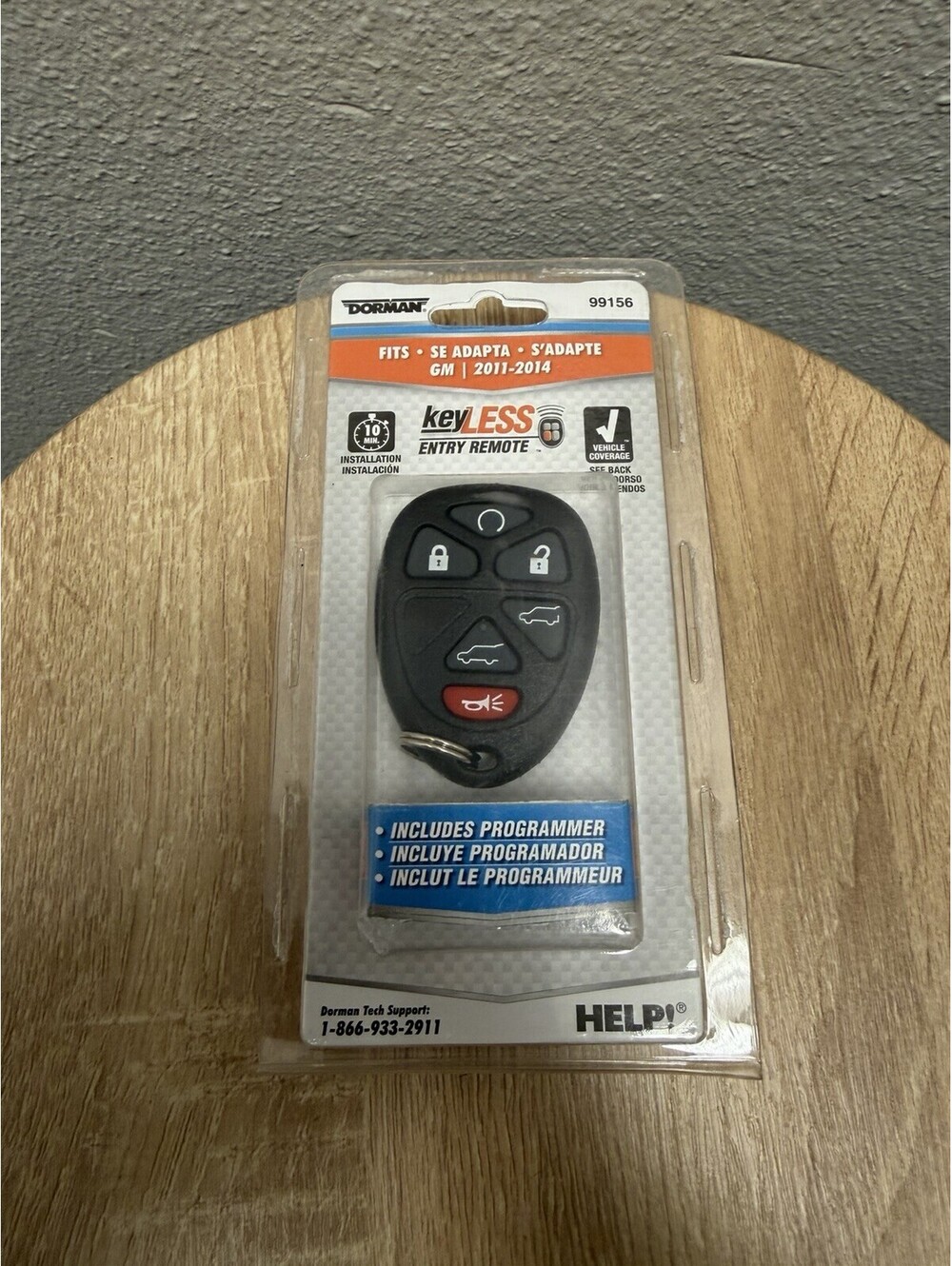 Dorman 99156 Keyless Entry Remote & Programmer-Fits Select GMC/Chevy 2011–2014
